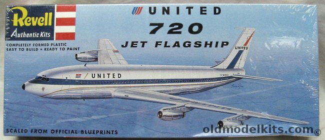 Revell 1/144 Boeing 720 Jet Flagship United, 85-0243 plastic model kit